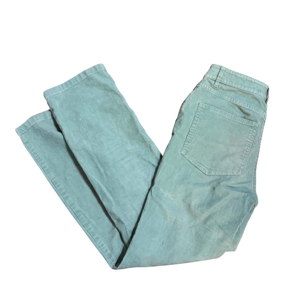 Boden The‎ Trafalgar Straight Leg Corduroy Pants Mint Green Size 8